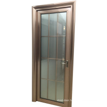 Frosted glass size customized doors aluminum bathroom